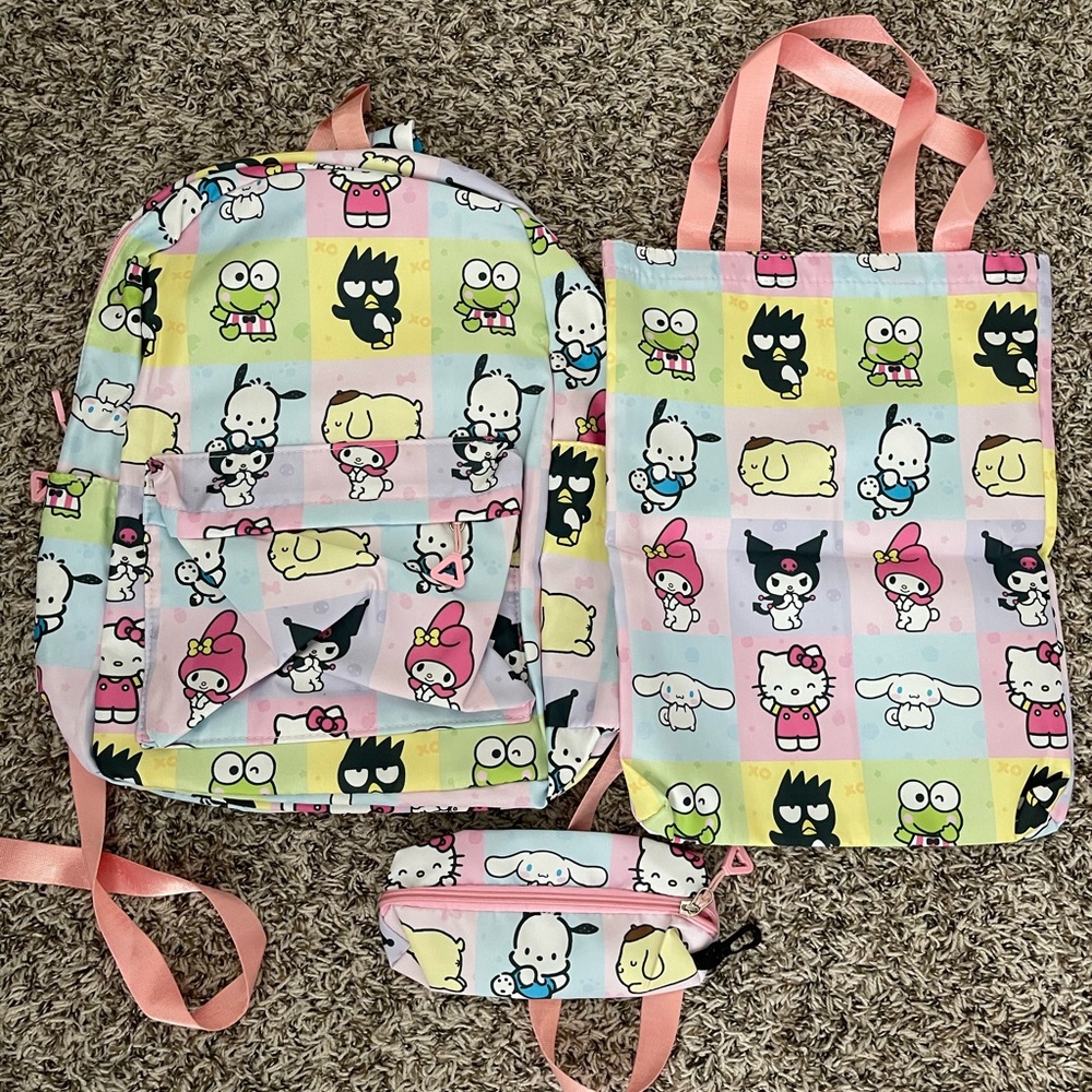 Hello kitty and friends backpack